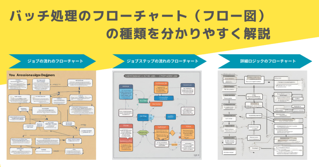 バッチ処理フロー図 種類